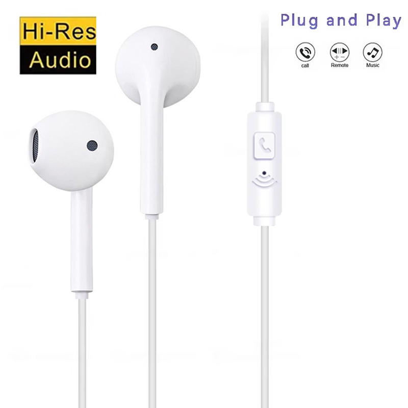 Running Gear Headphones - 3.5mm Wired Headset With Mic For