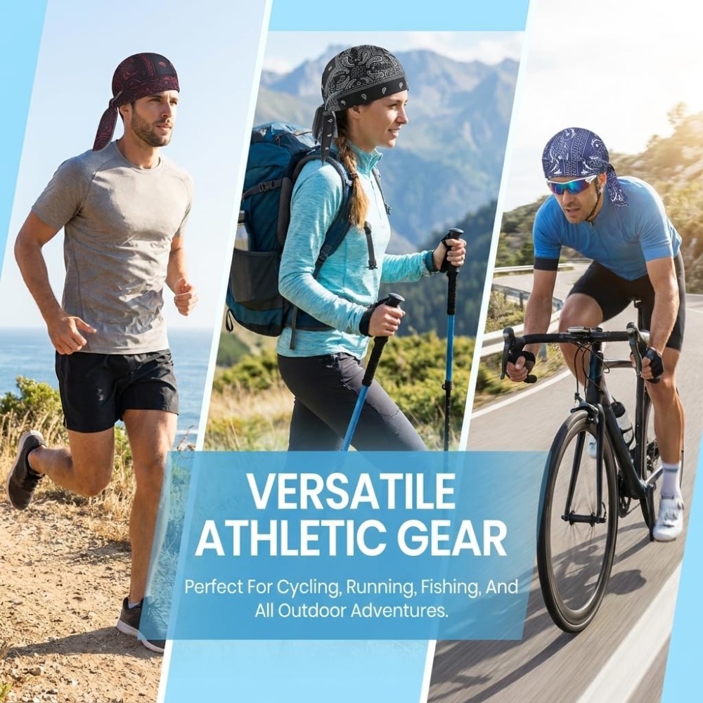 1-5pcs Cooling Skull Cap Helme - Running Gear Hat recension och pris