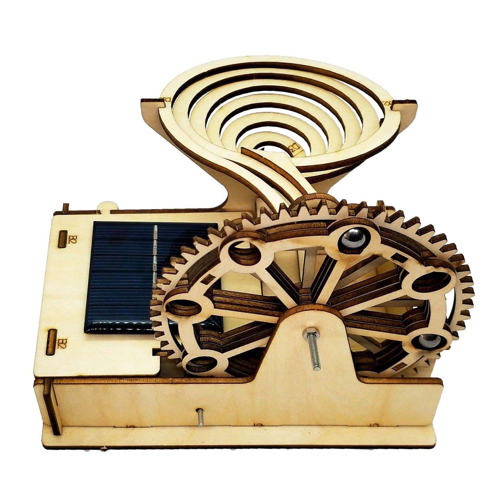 3D Wooden Marble Run Track Sol - Running Gear Headphones recension och pris