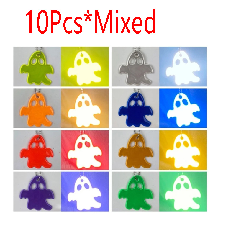 10Pcs 6*6cm Safety Reflector P - Running Gear Transportation recension och pris