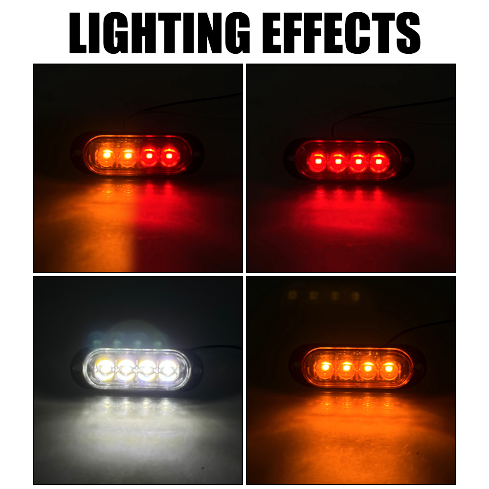 24V 12V Car DRL Side Lights 4  - Running Gear Boat recension och pris