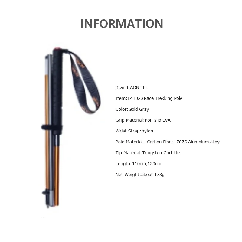 AONIJIE E4201 M-Pole Folding U - Trekking Pole Carbon recension och pris
