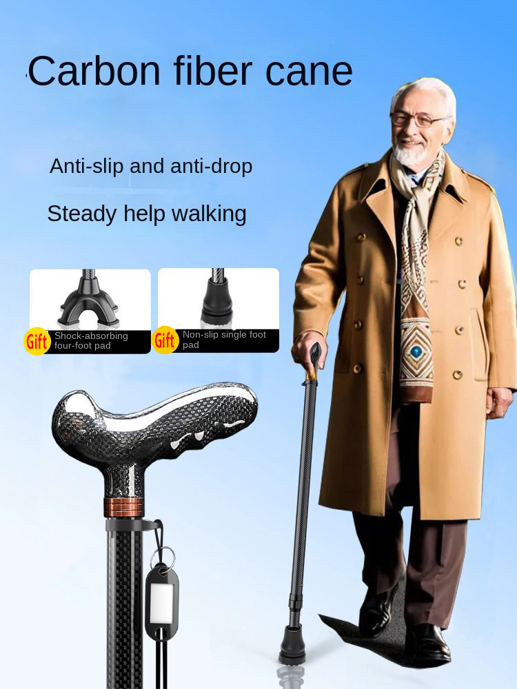 Retractable Carbon Walking Sti - Trekking Pole Carbon recension och pris