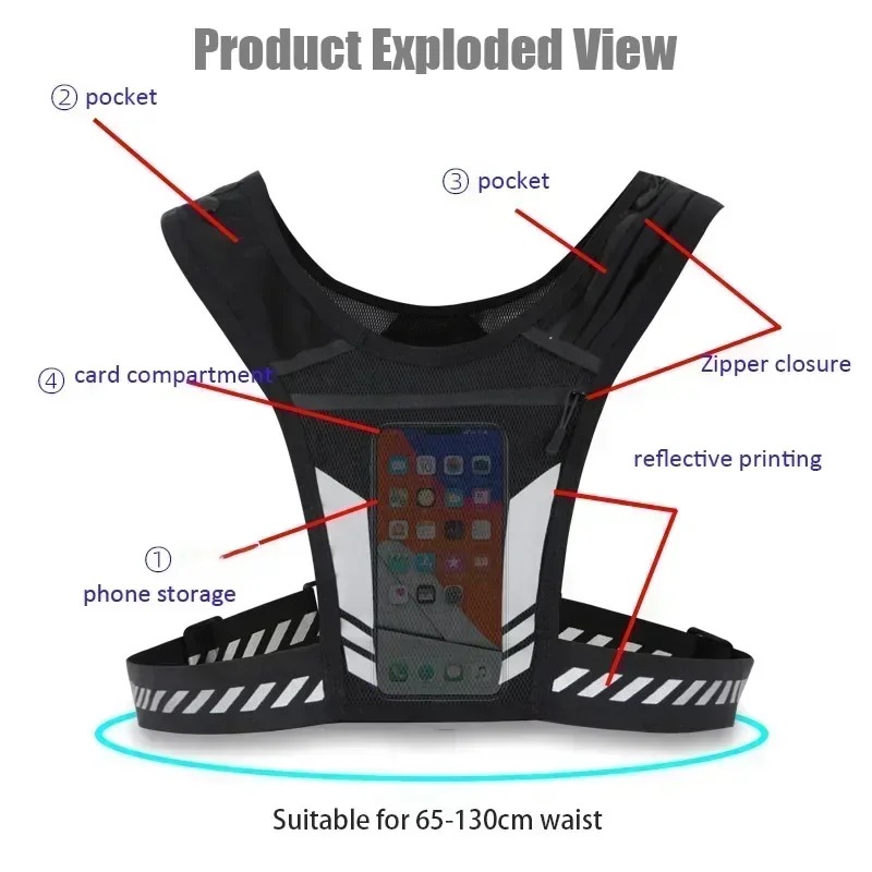 CZHIYAO ightweight Running Ves - Reflective Running Gear Vest recension och pris