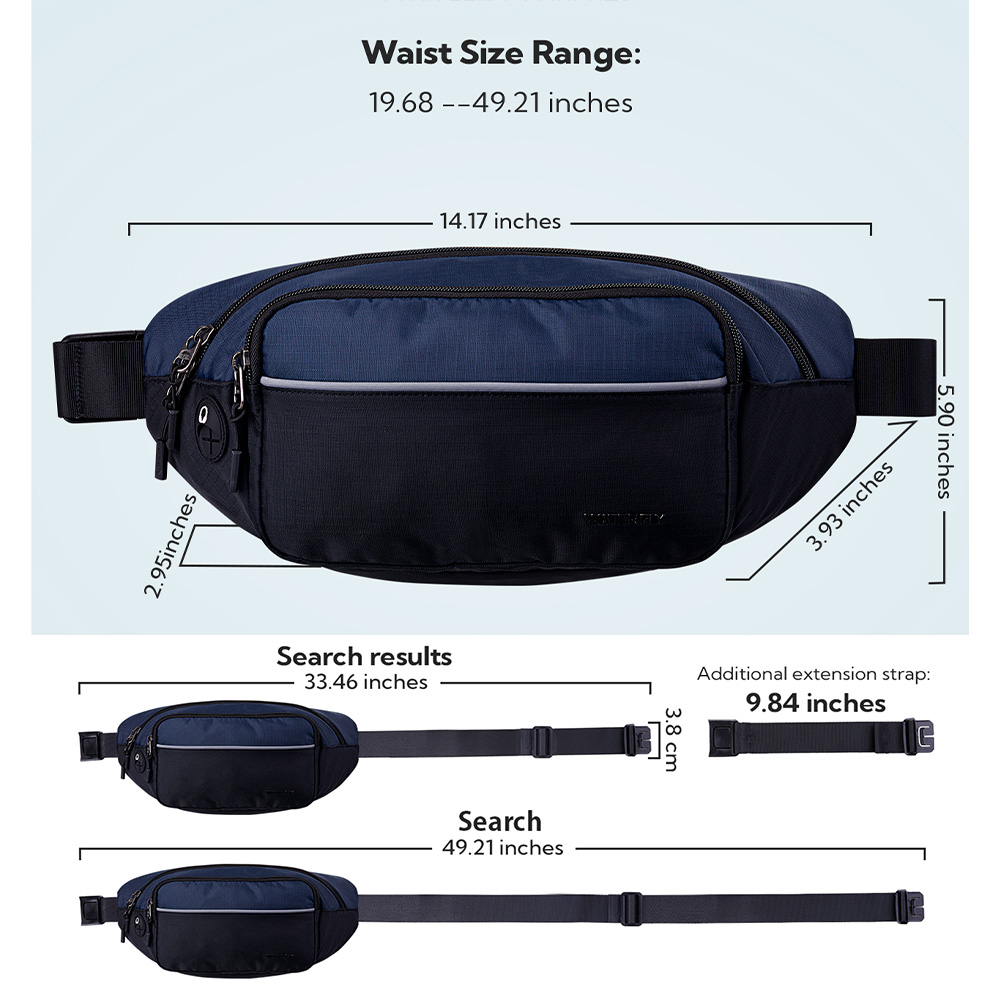 WATERFLY Fanny Pack Waist Bag  - Running Gear For recension och pris