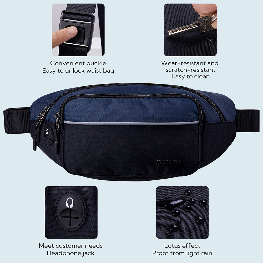 WATERFLY Fanny Pack Waist Bag  - Running Gear For recension och pris