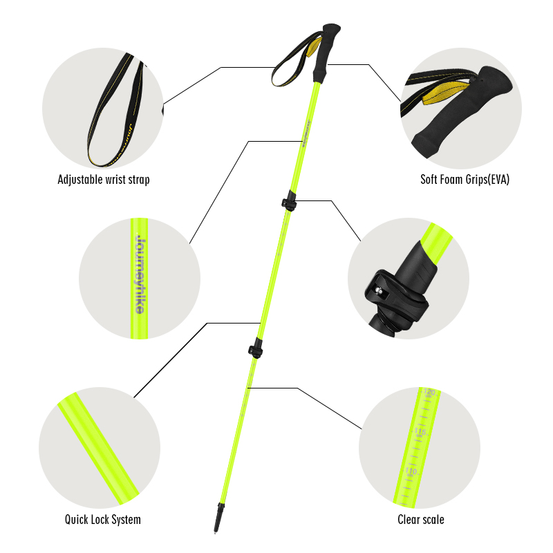 Fluorescent Green Carbon Fiber - Trekking Pole Carbon recension och pris